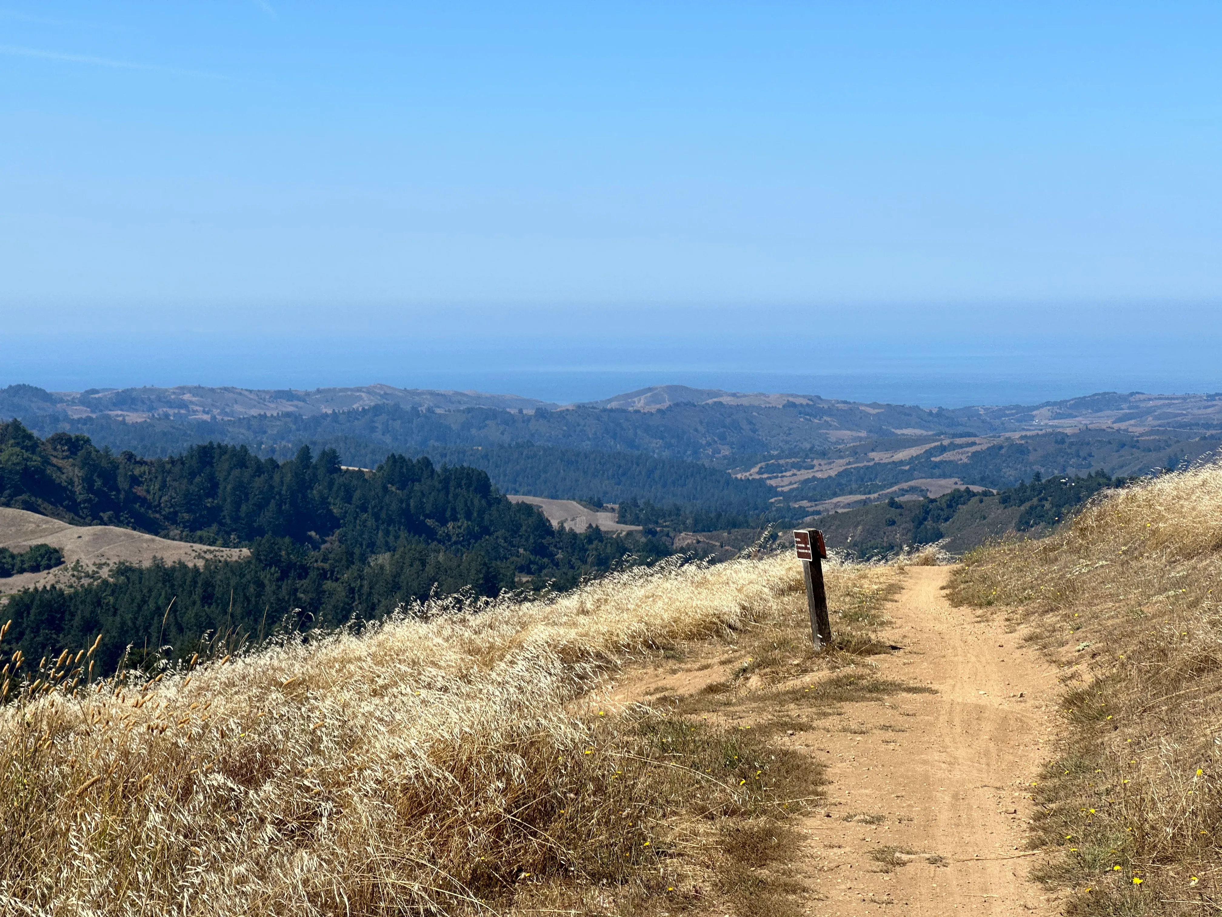 Ocean view in Russian Ridge