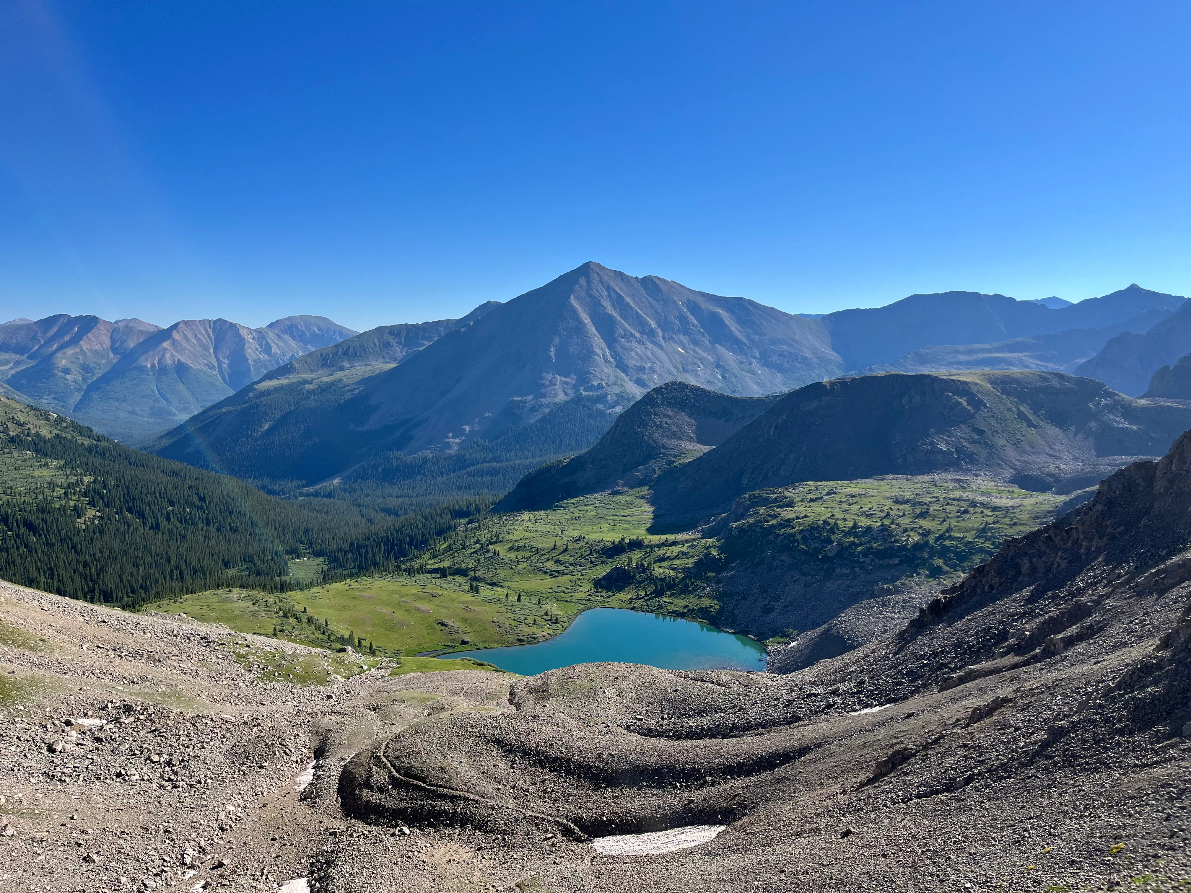 Image of lake and/or mountain