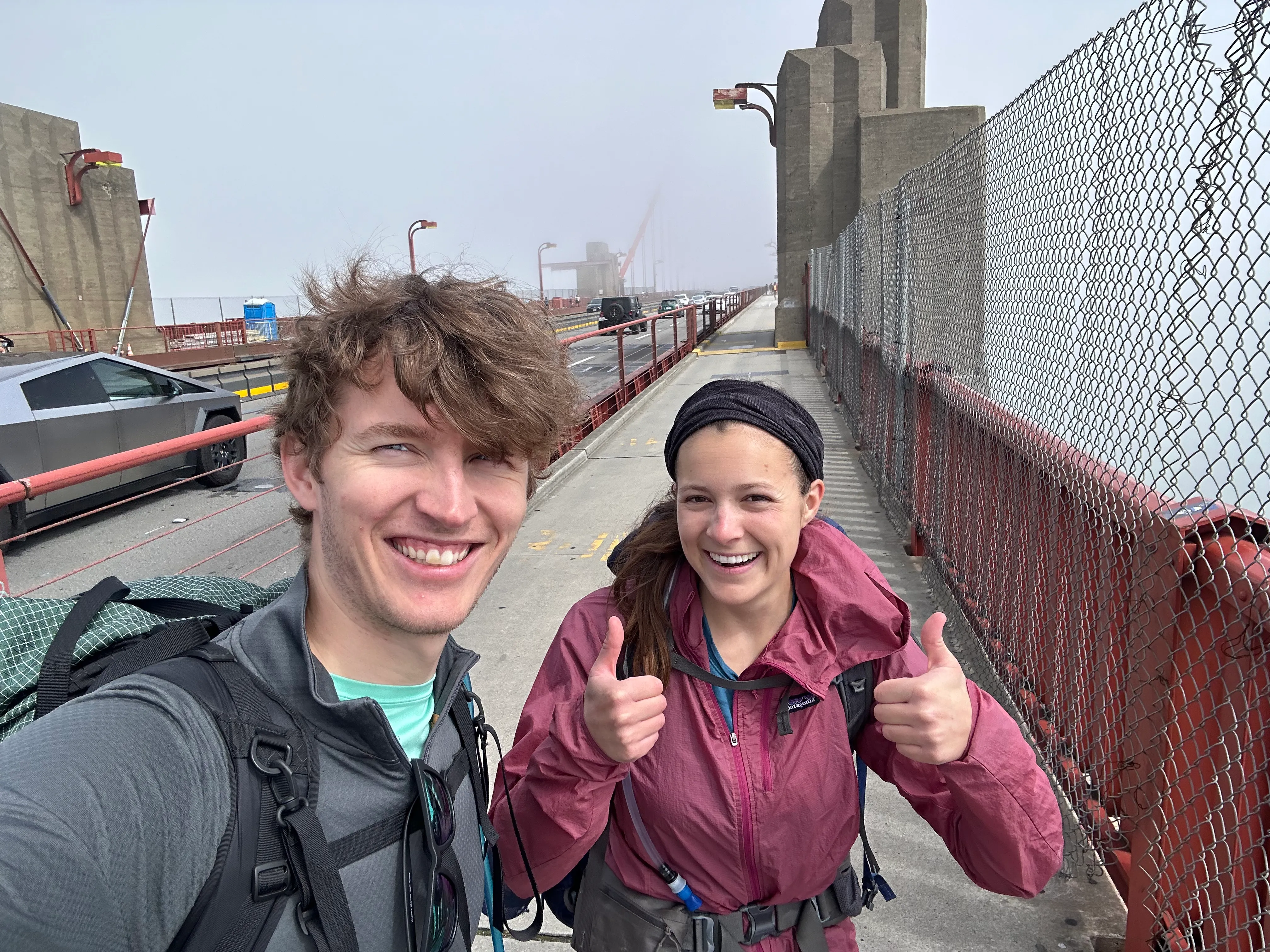 Golden gate bridge selfie