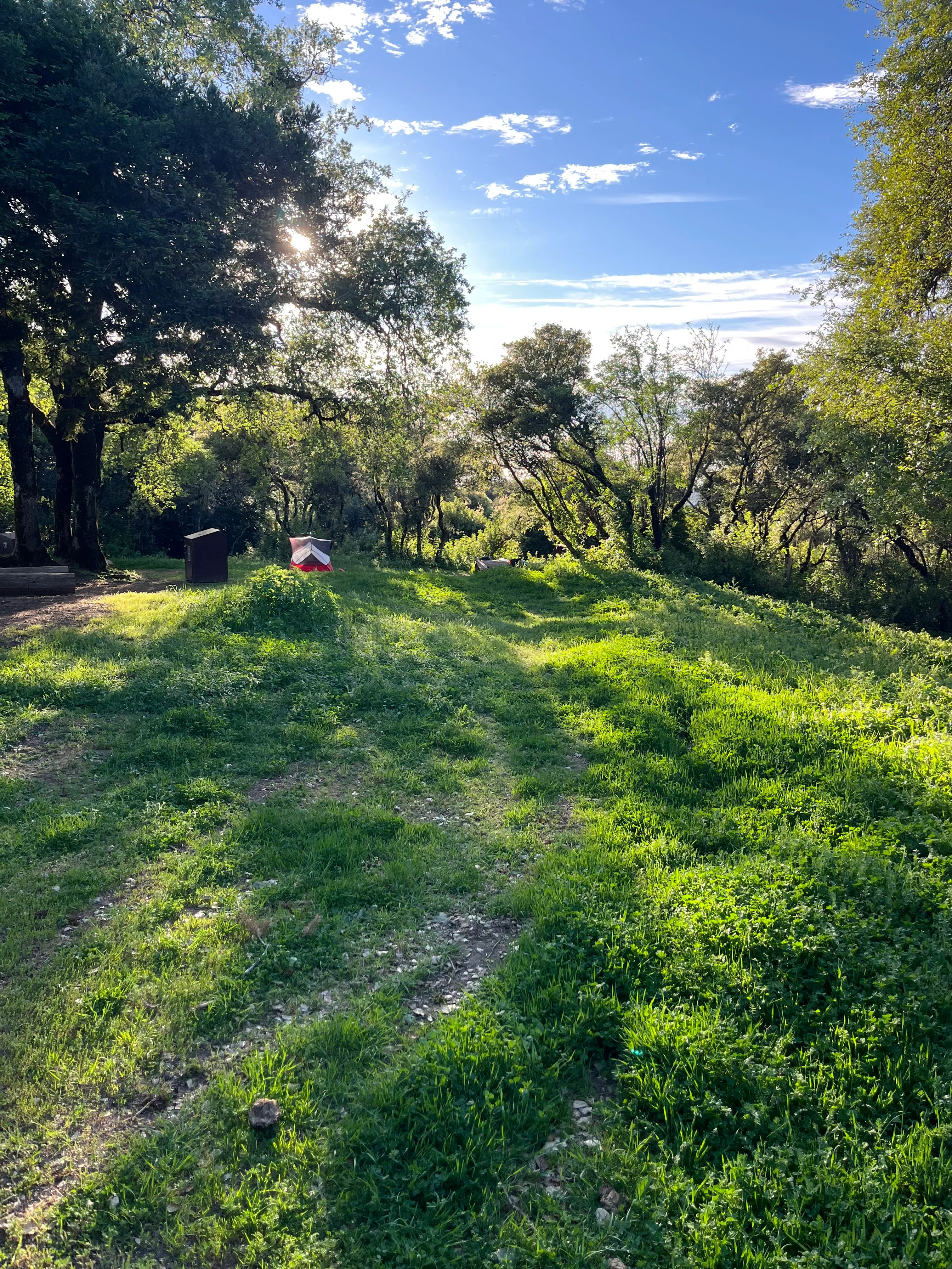 Campsite at black mountain